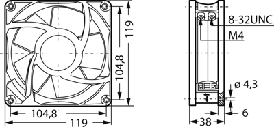 4656 N ebm-papst Axial Fans Image 2