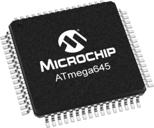 AVR microcontroller, 8 bit, 8 MHz, TQFP-64, ATMEGA645V-8AU
