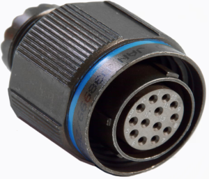 Circular connector, 19 pole, crimp connection, straight, YDTS26F15-19SNV001