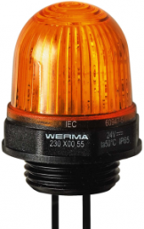 Recessed LED light, Ø 29 mm, yellow, 230 VAC, IP65