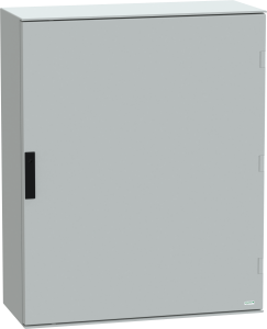 Control cabinet, (H x W x D) 1056 x 852 x 350 mm, IP66, polyester, light gray, NSYPLM108G