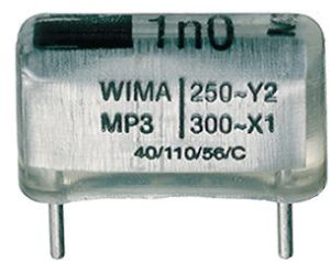 MP film capacitor, 2.2 nF, ±20 %, 730 V (DC), MP, 10 mm, MPX12W1220FA00MSSD