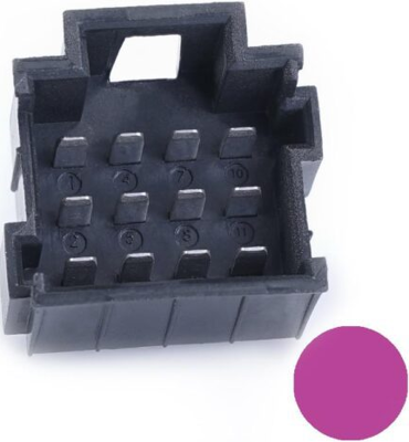 PFT-JPT-12POL-3X4-BLACK ESKA Erich Schweizer DIN PCB Connectors