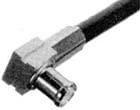 MCX plug 75 Ω, RG-179, crimp connection, angled, 1362991-1