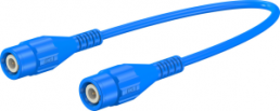 Coaxial Cable, BNC plug (straight) to BNC plug (straight), 50 Ω, RG-58, grommet blue, 1.5 m, 67.9770-15023