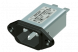 IEC plug C14, 50 to 60 Hz, 3 A, 250 V (DC), 250 VAC, 2.5 mH, faston plug 6.3 mm, B84771A0003A000