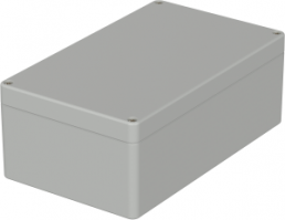 ABS enclosure, (L x W x H) 200 x 120 x 75 mm, light gray (RAL 7035), IP65, 03221000
