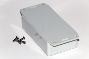 ABS enclosure, (L x W x H) 112 x 62 x 31 mm, light gray (RAL 7035), IP54, 1591BF2GY