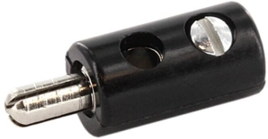 2.8 mm plug, screw connection, 0.05-0.25 mm², black, 718898