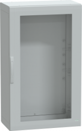 Control cabinet, (H x W x D) 1250 x 750 x 420 mm, IP65, polyester, light gray, NSYPLA1274TG
