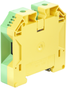 Protective conductor terminal, screw connection, 10-50 mm², 2 pole, 6000 A, 8 kV, yellow/green, 1846040000