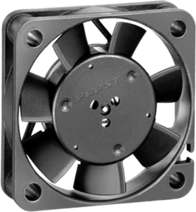 DC axial fan, 24 V, 40 x 40 x 10 mm, 8 m³/h, 22.1 dB, sintec slide bearing, ebm-papst, 414 F