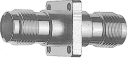 Coaxial adapter, 50 Ω, TNC socket to TNC socket, straight, 100023831