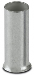 Uninsulated Wire end ferrule, 4.0 mm², 9 mm long, DIN 46228/1, silver, 3200302
