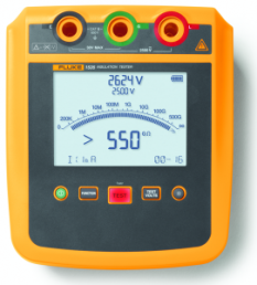 Insulation tester FLUKE-1535, CAT IV 600 V, 200 kΩ to 50 GΩ, 600 V (DC), 600 V (AC)