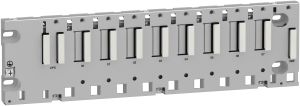 Ruggedized rack M340 - 8 slots - panel, plate or DIN rail mounting