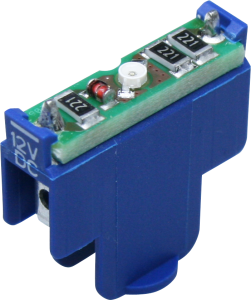 LED element, blue, 12 V AC/DC, plug-in connection, 5.05.511.747/0600