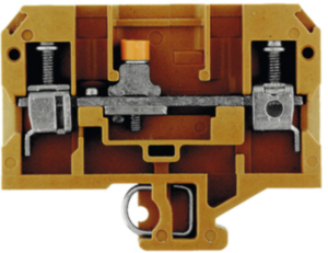 Isolating and measuring isolating terminal block, screw connection, 0.5-6.0 mm², 41 A, 6 kV, yellow, 0269320000