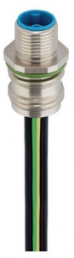 Plug, M12, 5 pole, Coupling screw, straight, 934980105