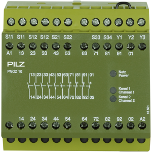 Monitoring relays, safety switching device, 6 Form A (N/O) + 4 Form B (N/C), 8 A, 24 V (DC), 774009