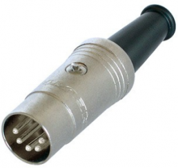 Cable plug, 5 pole, solder connection, straight, NYS322