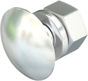 Flat head screw, M10, Ø 20 mm, 20 mm, stainless steel