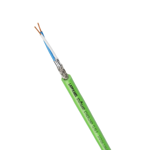 PUR ethernet cable, ethernet/ethernet-APL, 2-wire, AWG 19, green, 2170920
