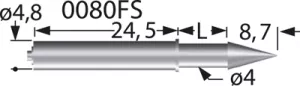 TK0080FS.M Tekon Contact Probes