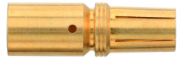 Receptacle, 25 mm², AWG 4, crimp connection, gold-plated, 09112006225