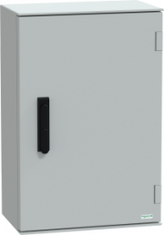 Control cabinet, (H x W x D) 647 x 436 x 250 mm, IP66, polyester, light gray, NSYPLM64VG