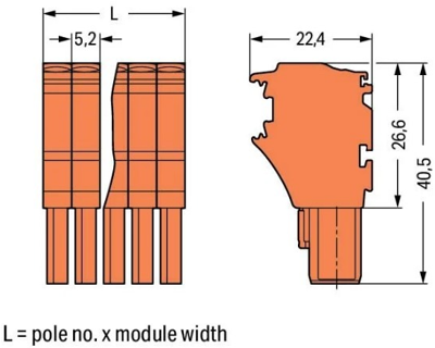 2022-110/000-012 WAGO PCB Connection Systems Image 2