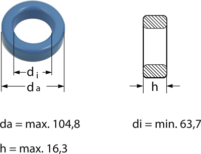 B64290A0084X830 TDK (EPCOS) Ferrite cores Image 2
