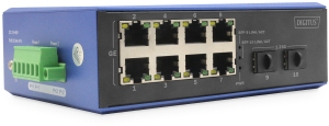 Ethernet switch, unmanaged, 8 ports, 1 Gbit/s, 12-48 VDC, DN-651150