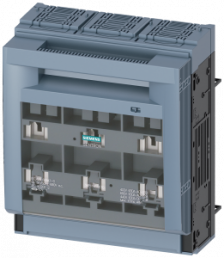 Fuse load-break switch, cover handle, 3 pole, 630 A, 690 V, (W x H x D) 249.4 x 306 x 164.5 mm, busbar, 3NP1163-1BC10