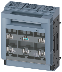 Fuse load-break switch, cover handle, 3 pole, 630 A, 690 V, (W x H x D) 249.4 x 306 x 164.5 mm, busbar, 3NP1163-1BC10