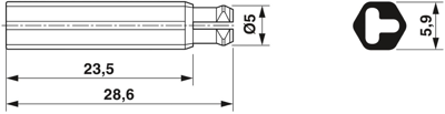 1408601 Phoenix Contact Accessories for Industrial Connectors Image 2