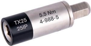 Torque adapter, 5.5 Nm, 1/4 inch, L 39 mm, 21 g, 4-988-5