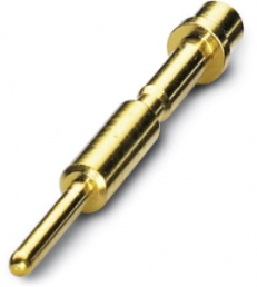 Pin contact, 0.06-0.25 mm², AWG 28-24, crimp connection, nickel-plated/gold-plated, 1605559