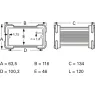 FR 105 52 120 ME Fischer Elektronik General Purpose Enclosures