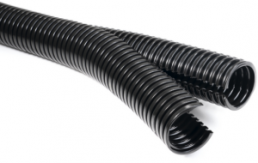 Corrugated hose, inside Ø 10.3 mm, outside Ø 16.2 mm, BR 60 mm, polyamide, black