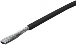 FEP-Stranded wire, high flexible, 1.5 mm², AWG 16, black, outer Ø 2.5 mm