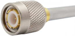 TNC plug 50 Ω, RG-401, solder connection, straight, 122484