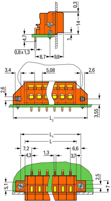 231-632/017-000 WAGO PCB Connection Systems Image 2