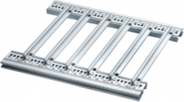 Guide Rail Accessory Type for Heavy PCBs, ExtraStrong, Aluminum, 220mm, 2.5mm Groove Width,Silver