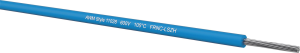 MPPE-switching strand, halogen free, UL-Style 11028, 0.14 mm², AWG 26, blue, outer Ø 1.05 mm