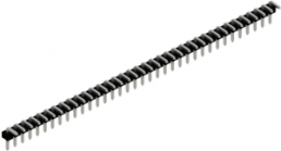 Pin header, 36 pole, pitch 2.54 mm, angled, black, 10058843