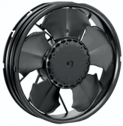 DC axial fan, 12 V, 126 x 123 x 26.4 mm, 135 m³/h, 55 dB, ball bearing, ebm-papst, 8315100253