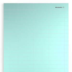 Polyvinyl chloride Laser label, (L x W) 203 x 12 mm, turquoise, DIN-A4 sheet with 80 pcs