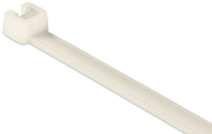 Cable tie with open cable tie head, polyamide, (L x W) 200 x 3.6 mm, bundle-Ø 3 to 50 mm, natural, -40 to 85 °C