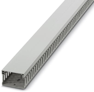 Wiring duct, (L x W x H) 2000 x 60 x 40 mm, Polycarbonate/ABS, gray, 3240352